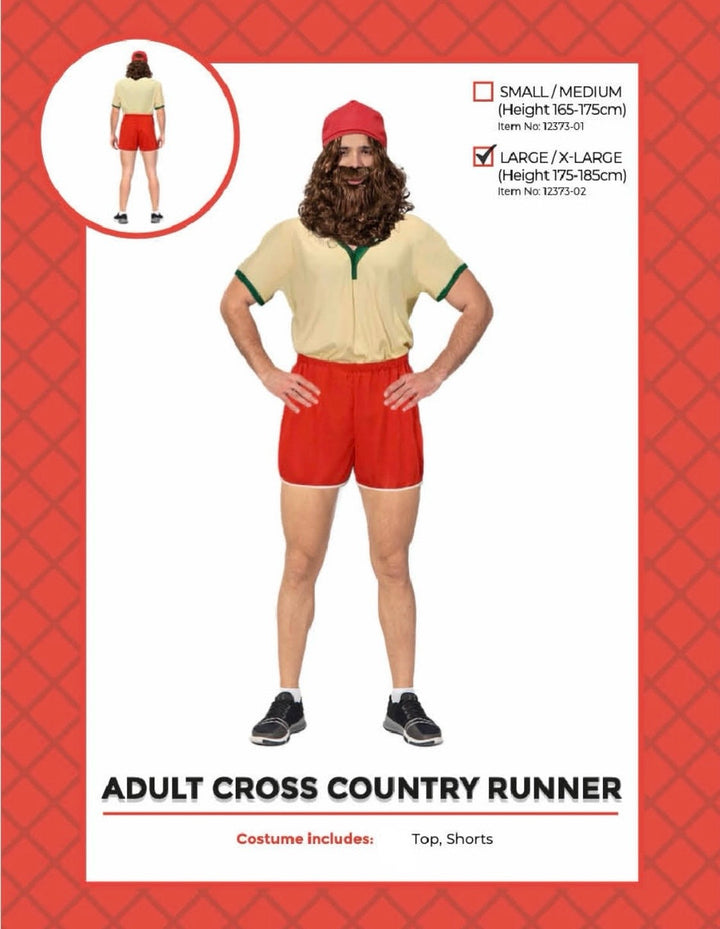 Forrest Cross Country Gump Costume