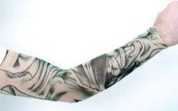 Tattoo Sleeve - Green Angel