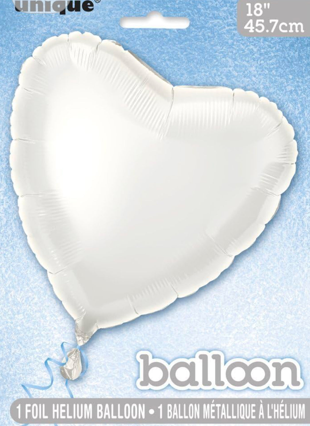 White Heart Balloon