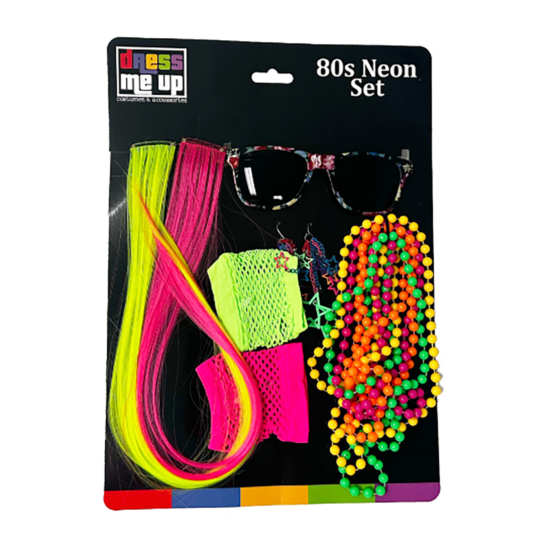 1980's Neon Accessories Set