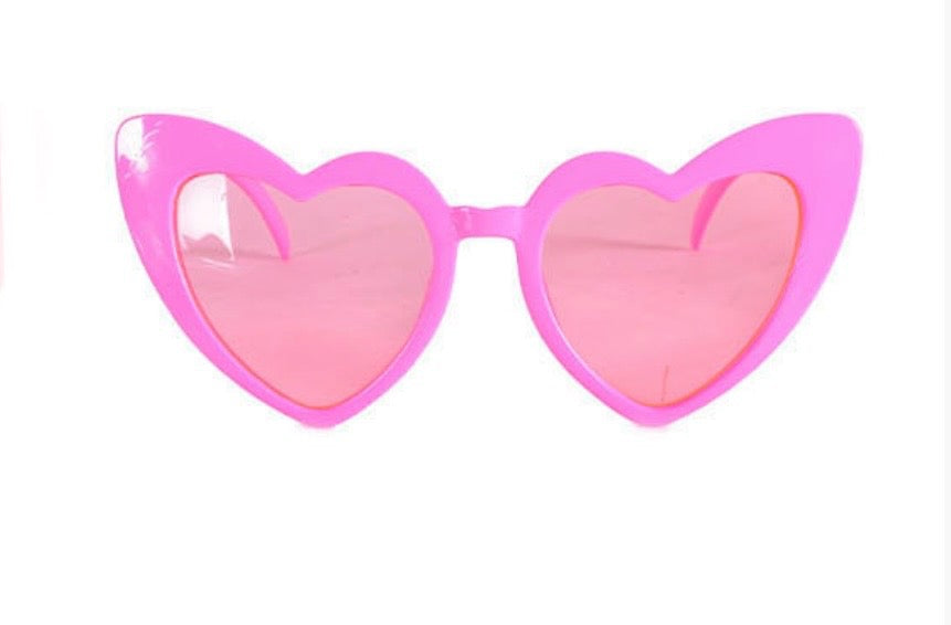 Part Heart Pink Glasses