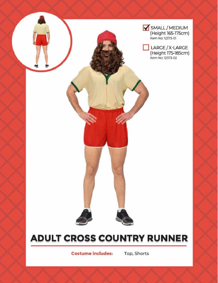 Forrest Cross Country Gump Costume