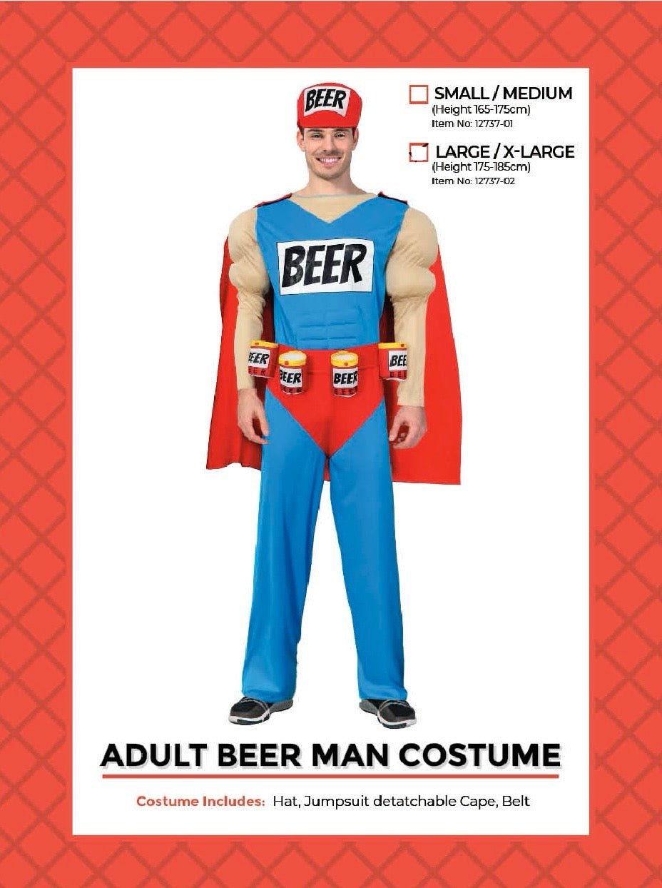 Beer Man Hero Costume