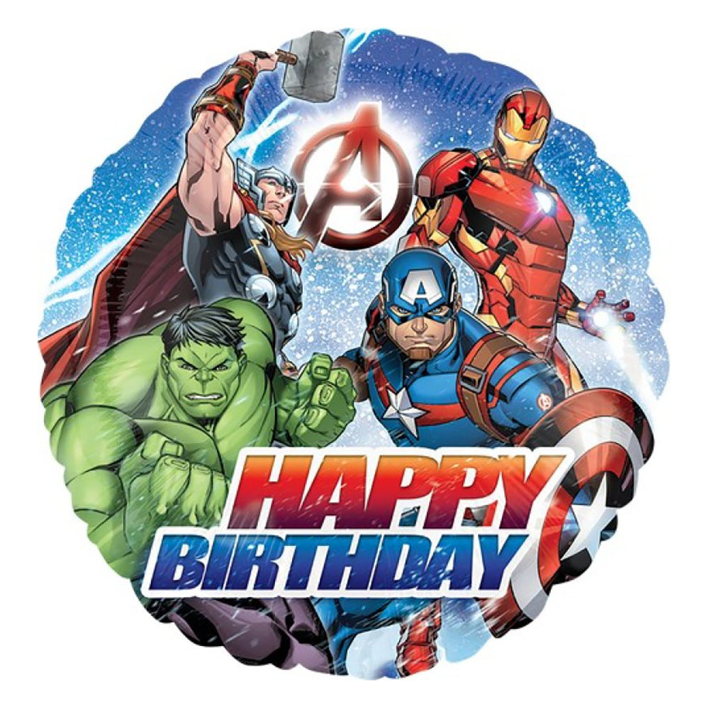 Avengers Happy Birthday Foil Balloon