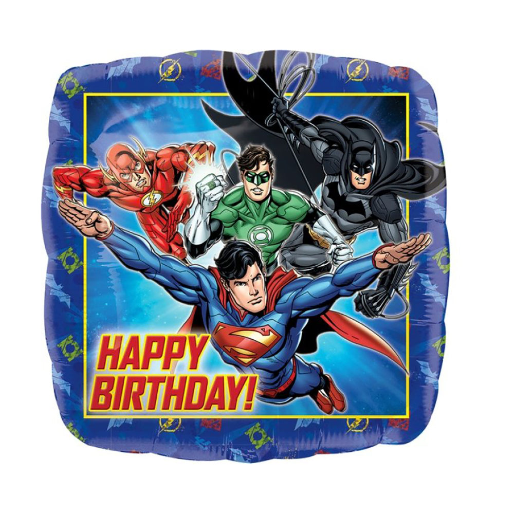 Justice League Happy Birthday Foil Balloon