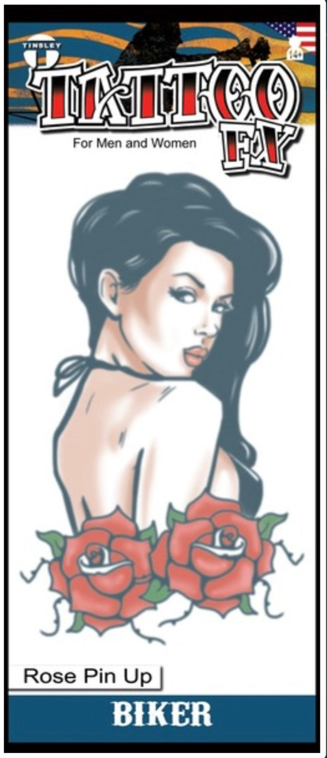 Tattoo - Rose Pin up