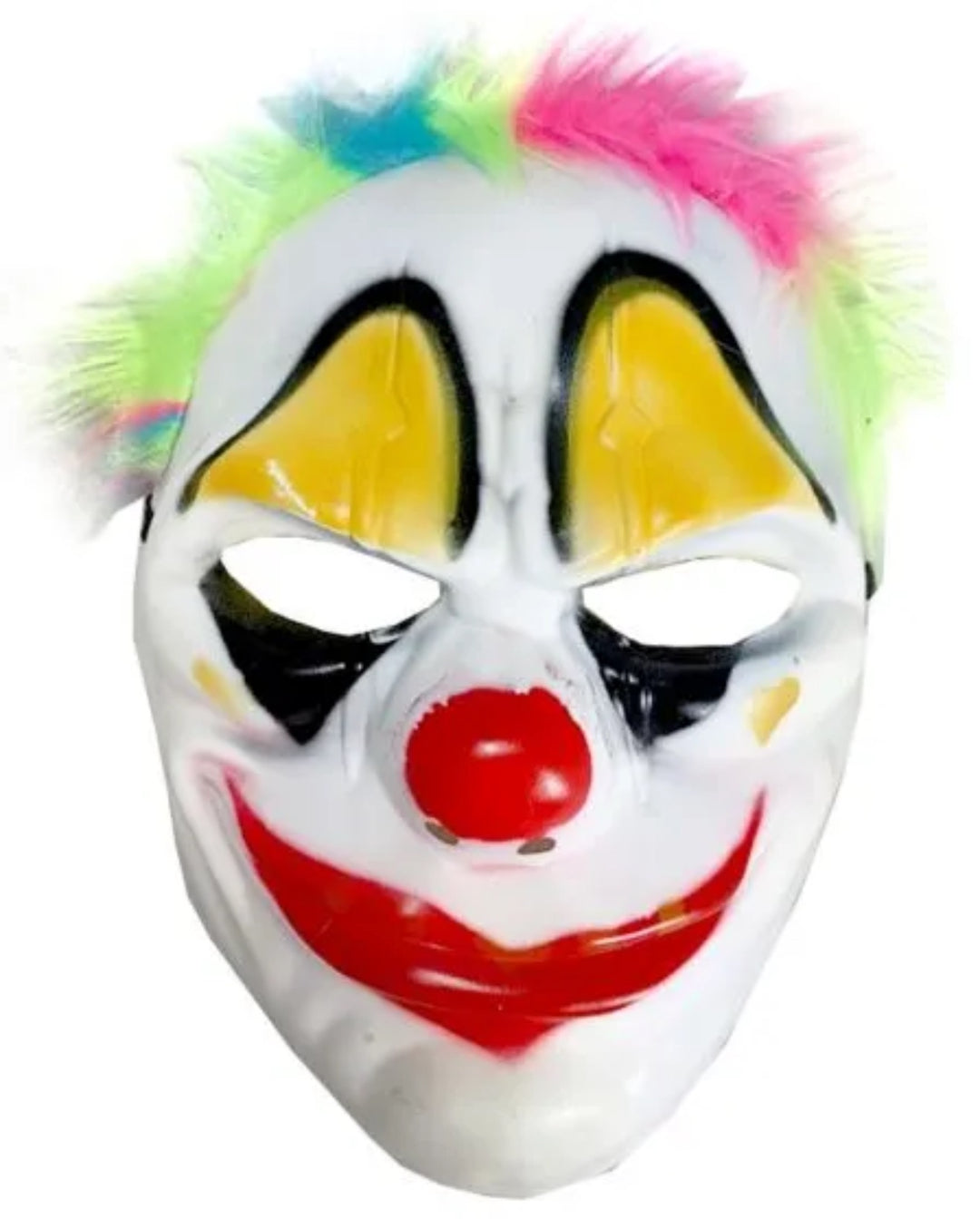 Rainbow Halloween Clown Mask