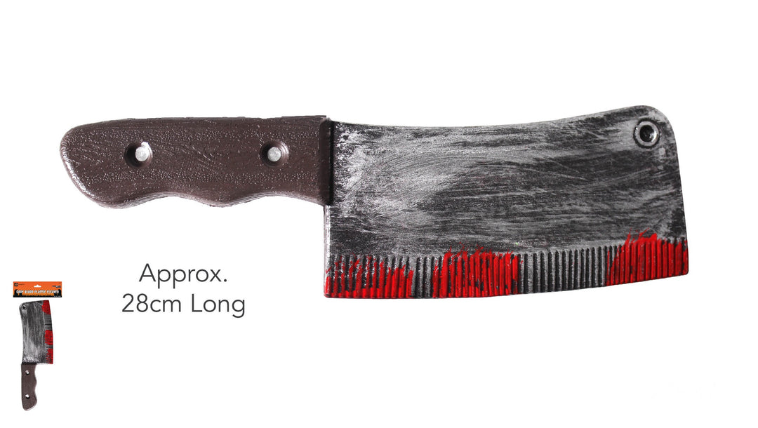 Gory Bloody Cleaver Knife Prop