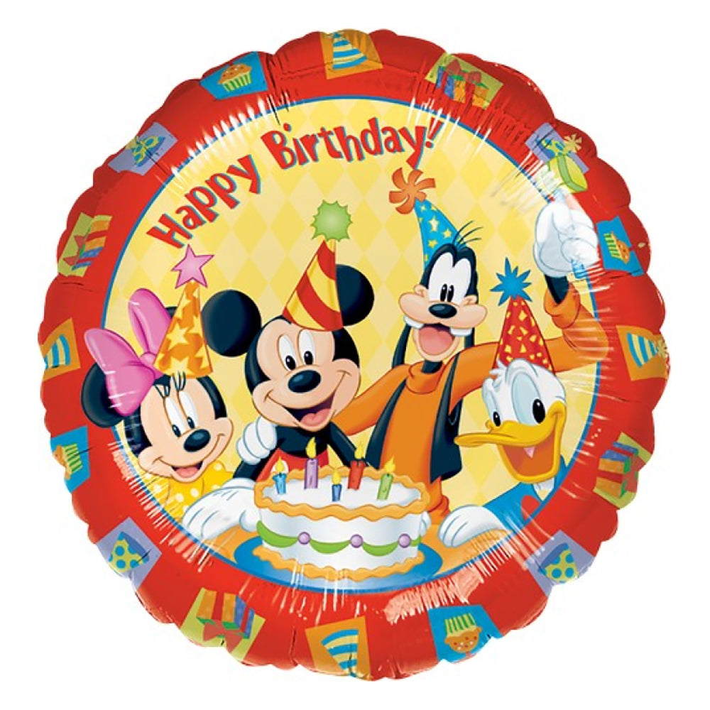 Mickey Mouse & Friends Happy Birthday Foil Balloon