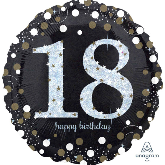 Holographic Celebration 18 Balloon