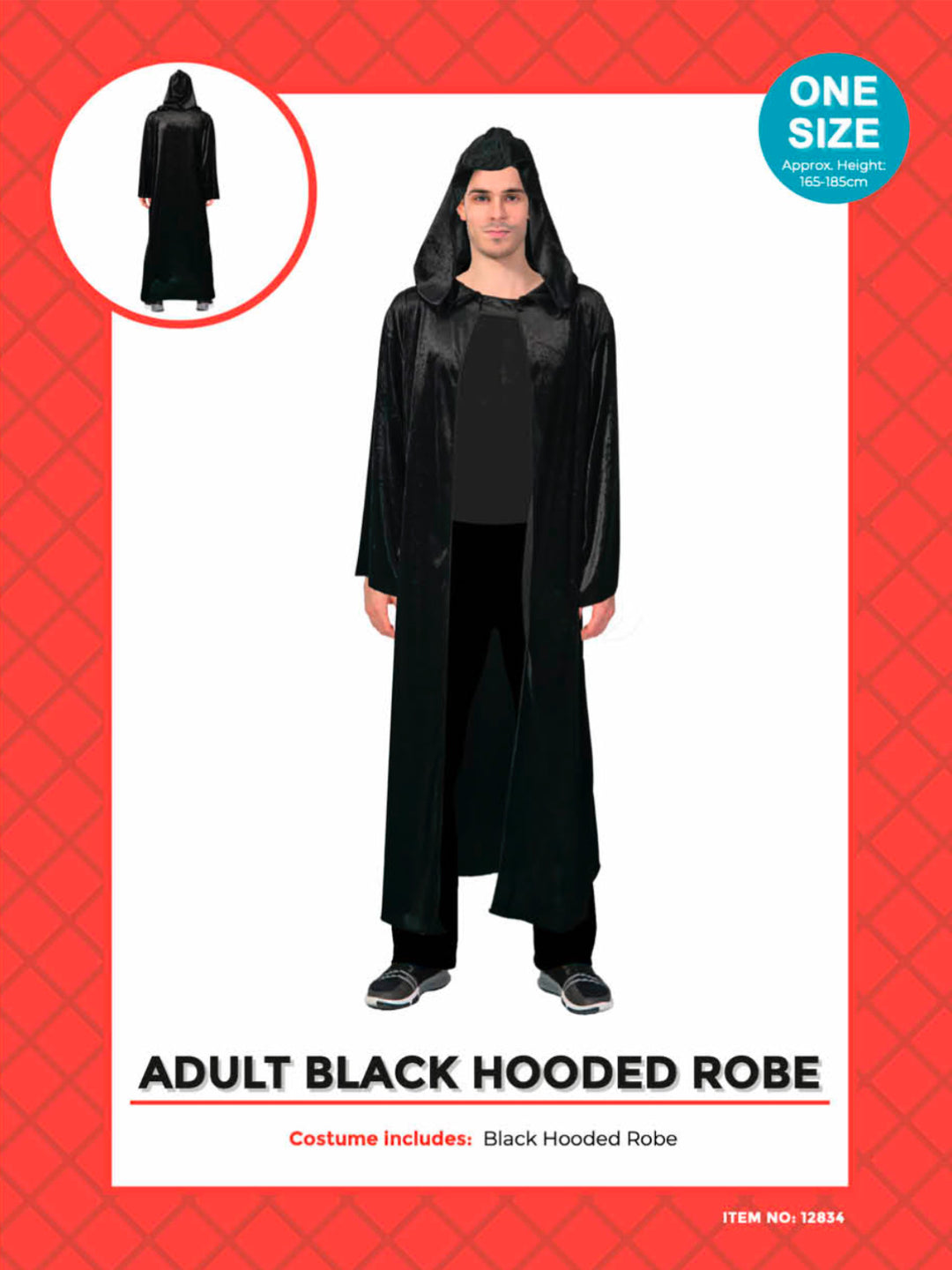Adult Black Robe Cape
