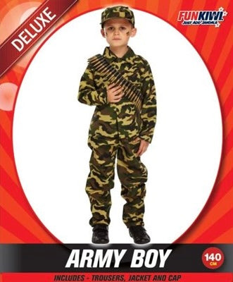 Army Boy Costume 155cm