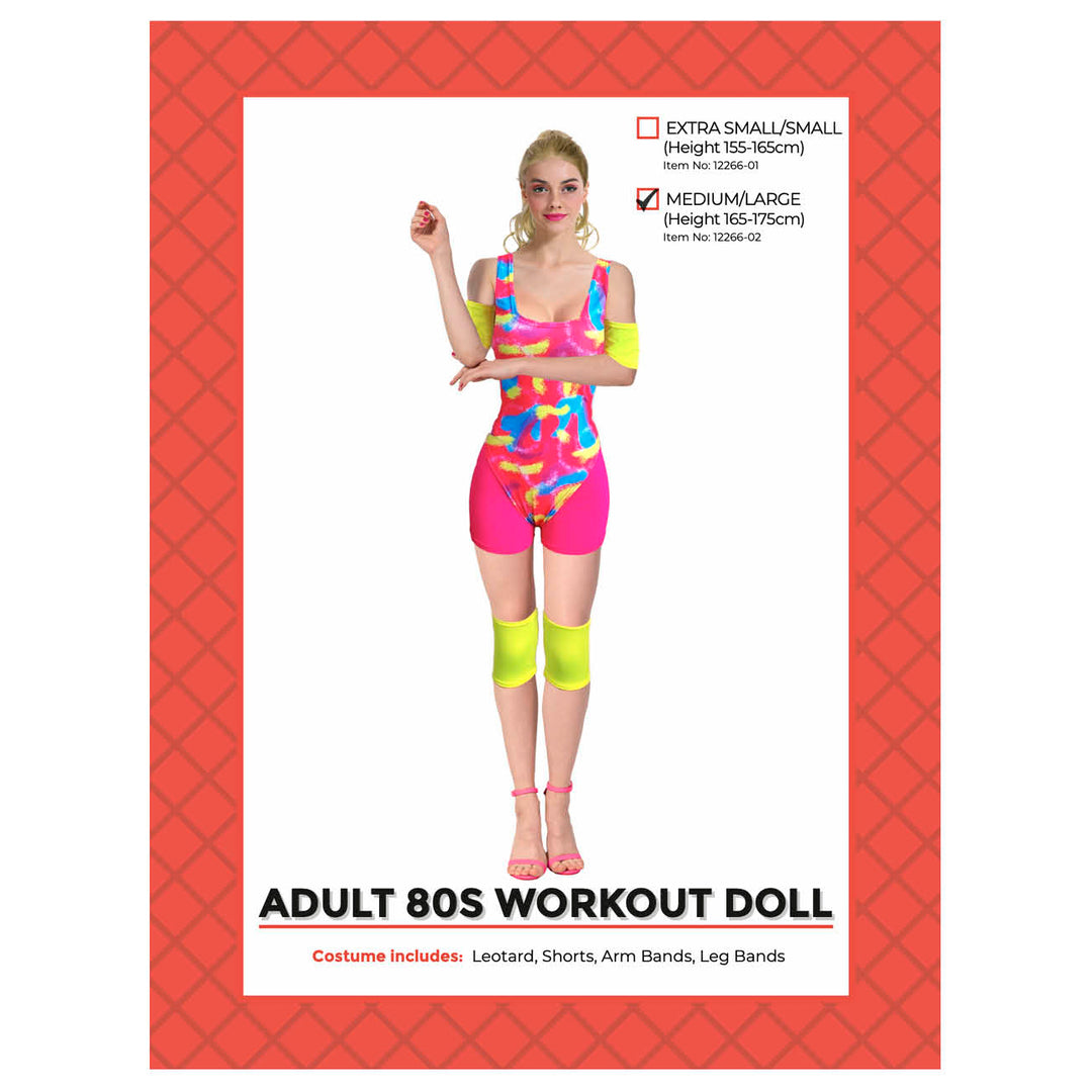 80s Workout Doll Costume