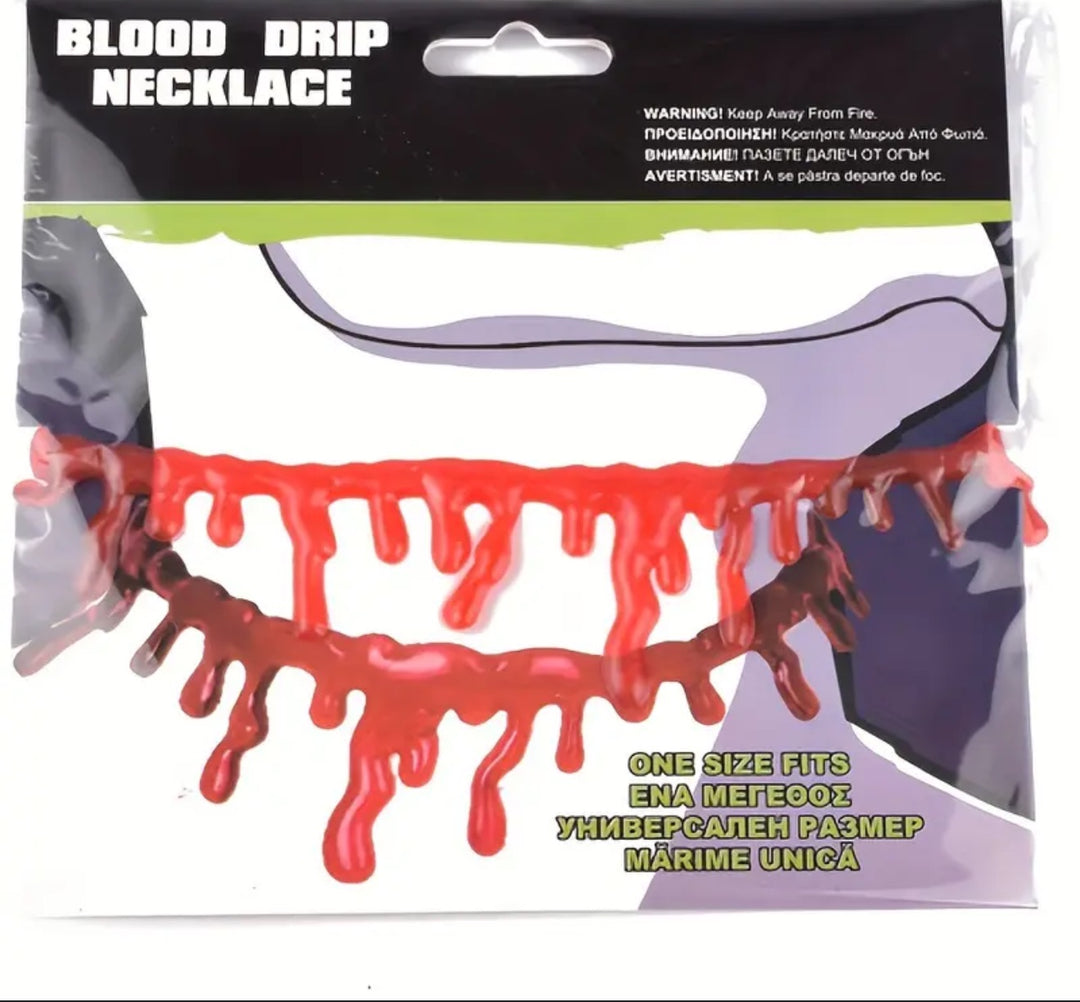 Blood Drip Necklace