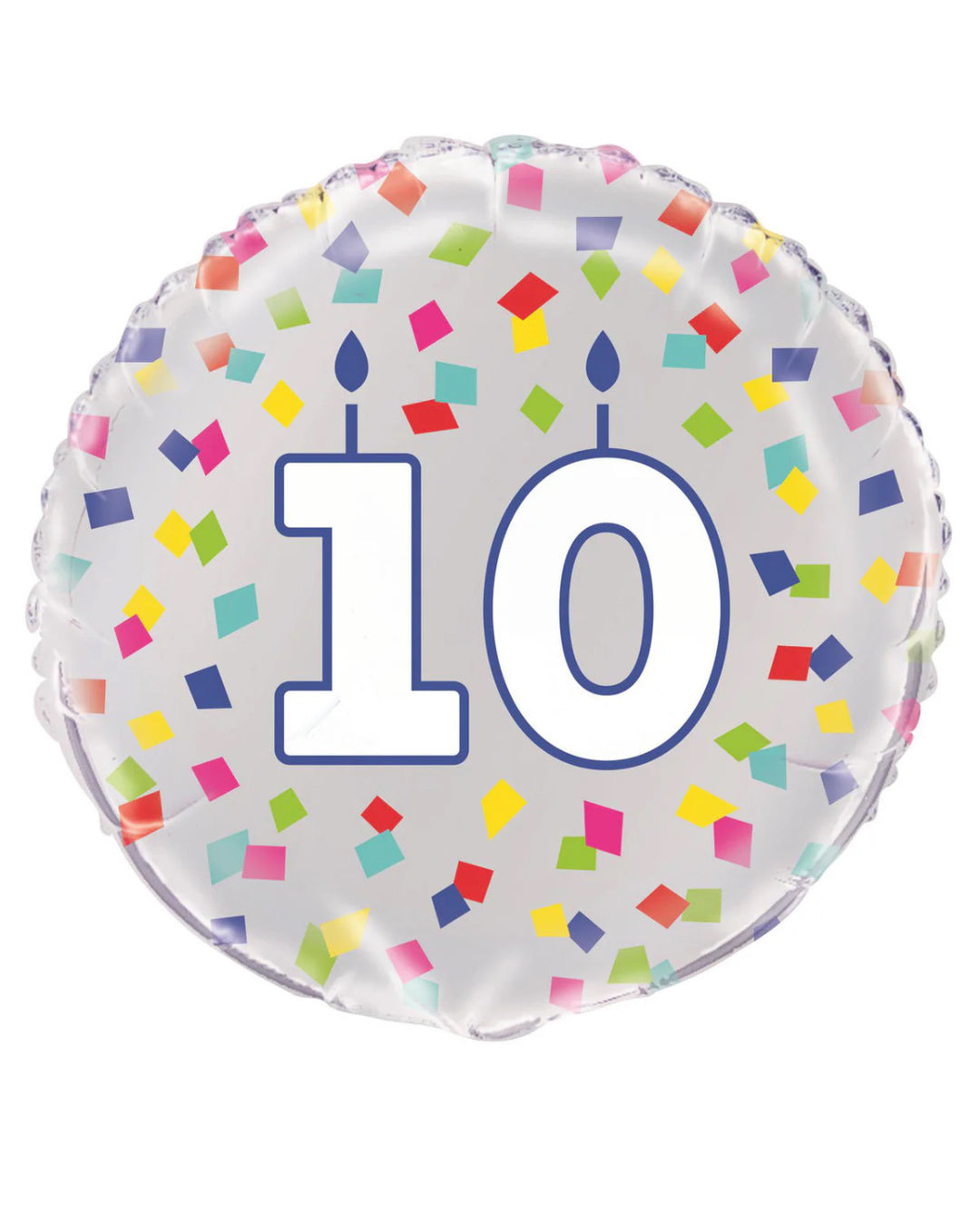 10th Birthday Confetti Balloon