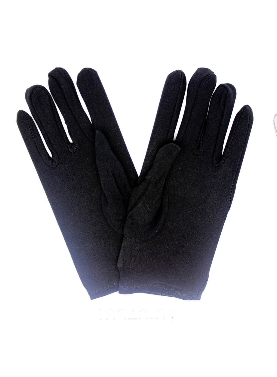 Short Black Gloves