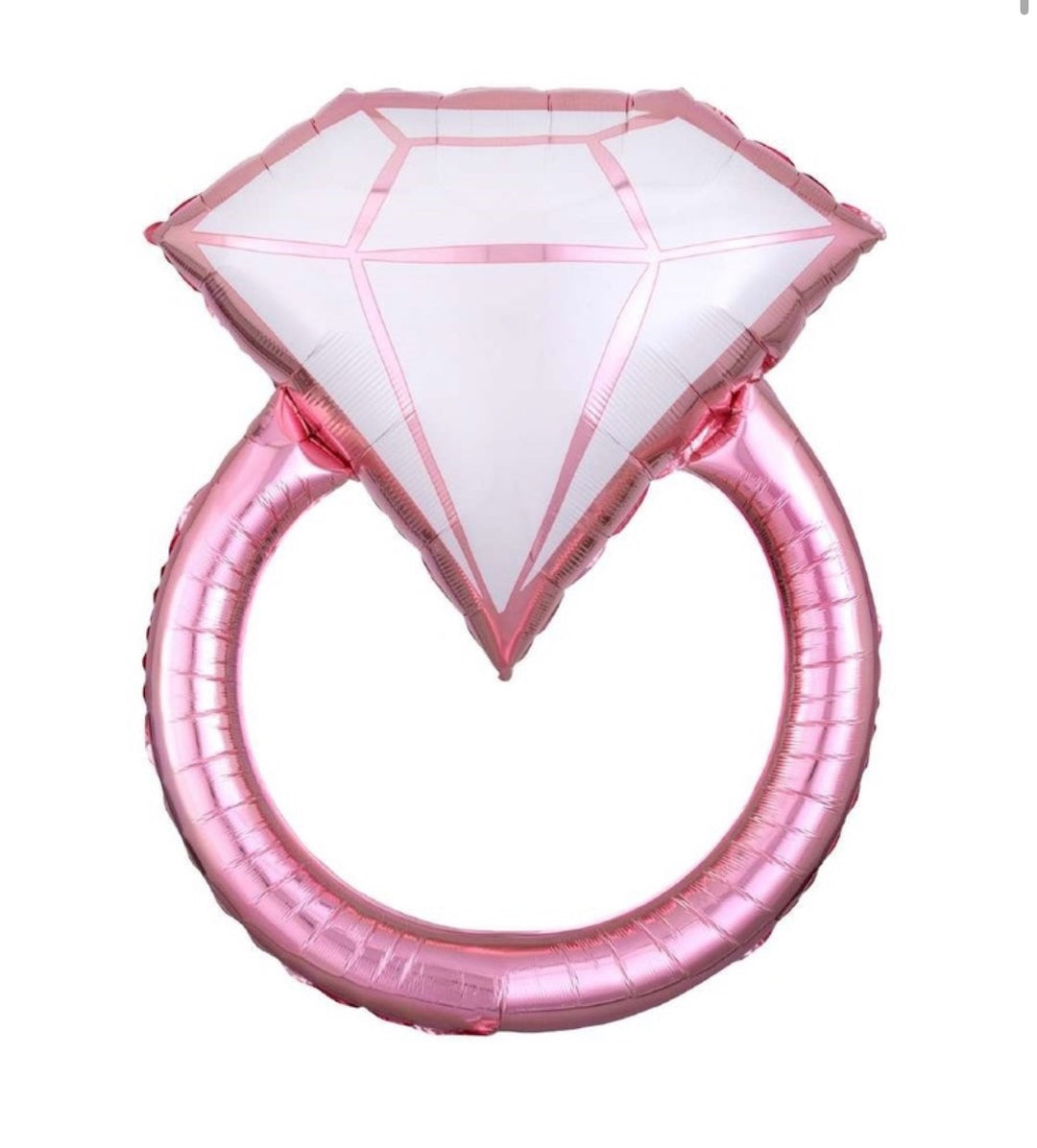 Supershape XL Blush Wedding Ring Balloon