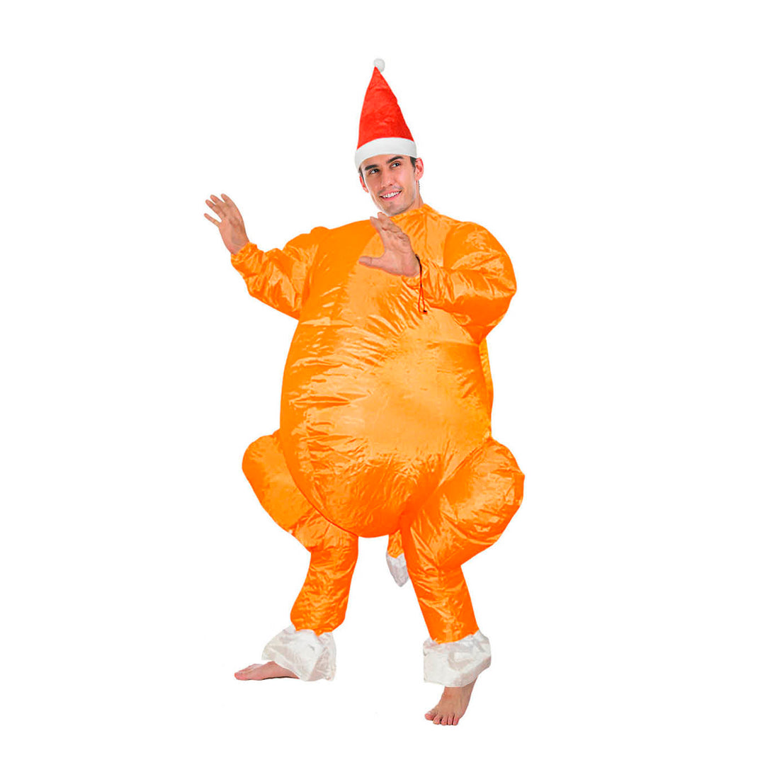 Adult Inflatable Christmas Chicken Costume