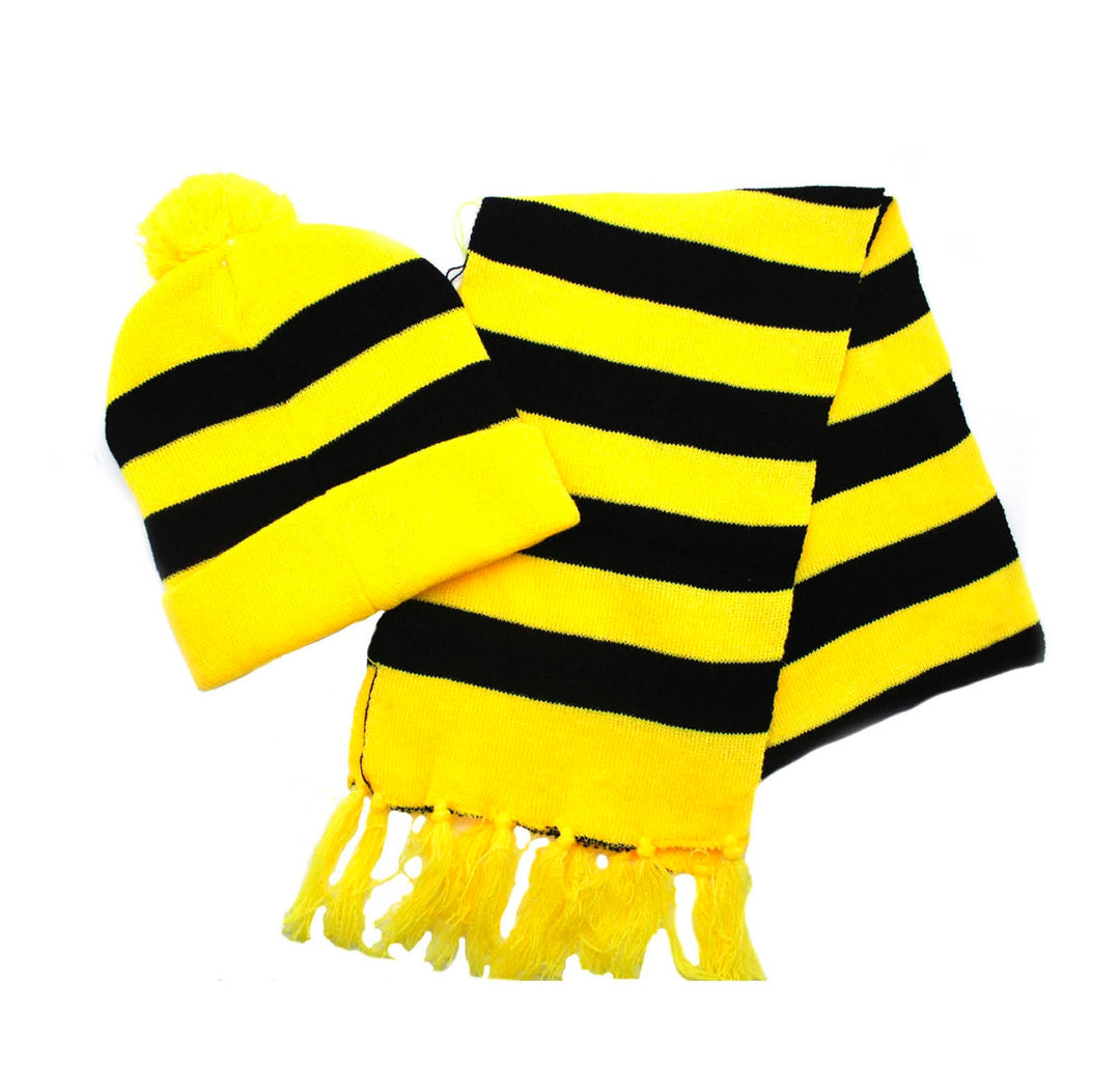 Where's Wally Odlaw Beanie and Scarf Set plus moustache