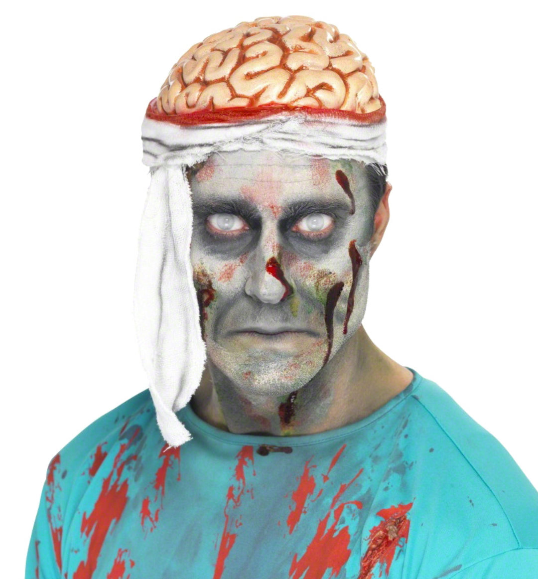 Soft Bandaged Brain Hat