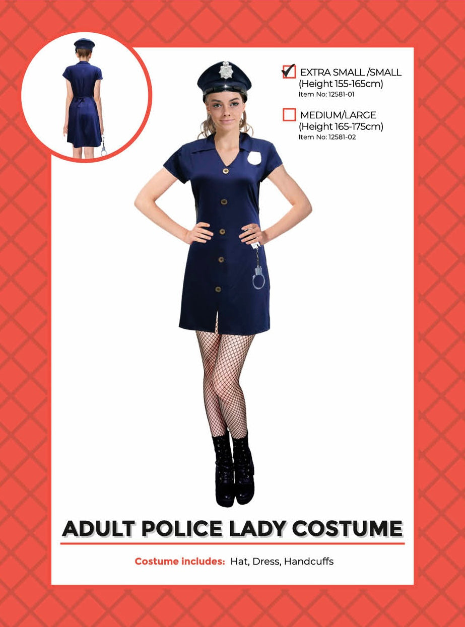 Adult Police Lady Costume