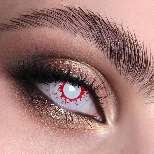 Blind Bloodshot Drops Halloween Contact Lenses