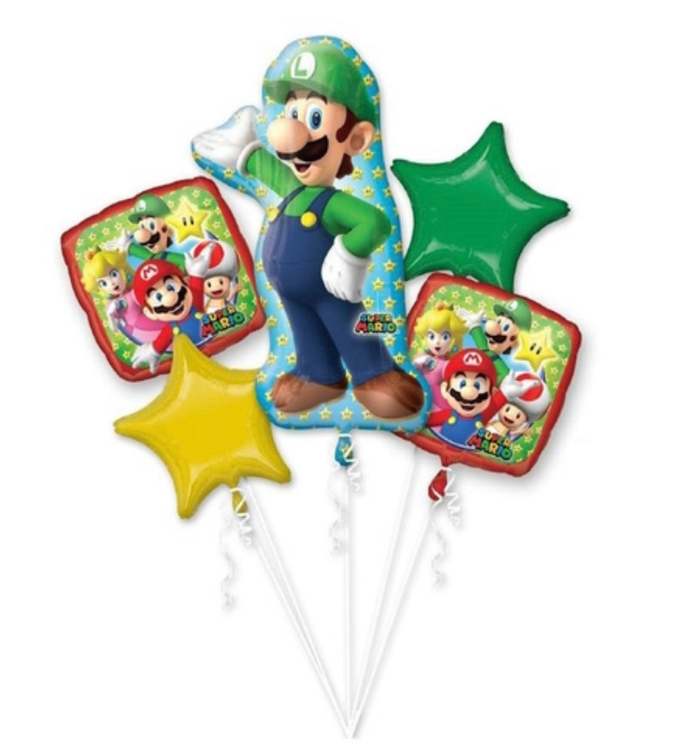 Luigi Balloon 5 balloon kit
