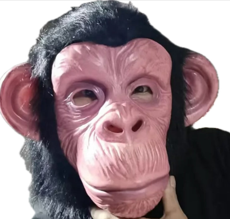 Ape Monkey Furry Latex Mask