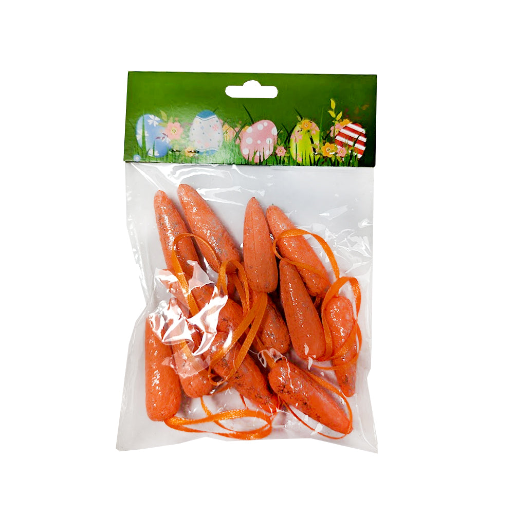 Decorations Speckled Easter Carrots 12pk