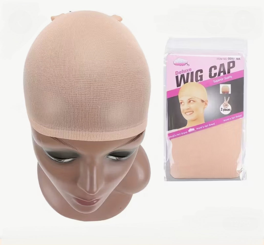 Nude 2 piece Wig Cap