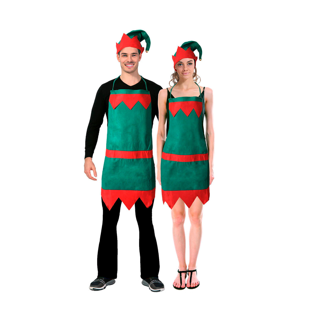 Christmas Elf Hat and Apron Set