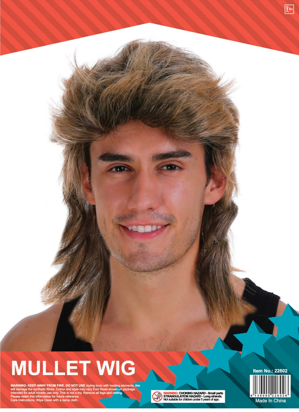 Mullet Wig - Brunette