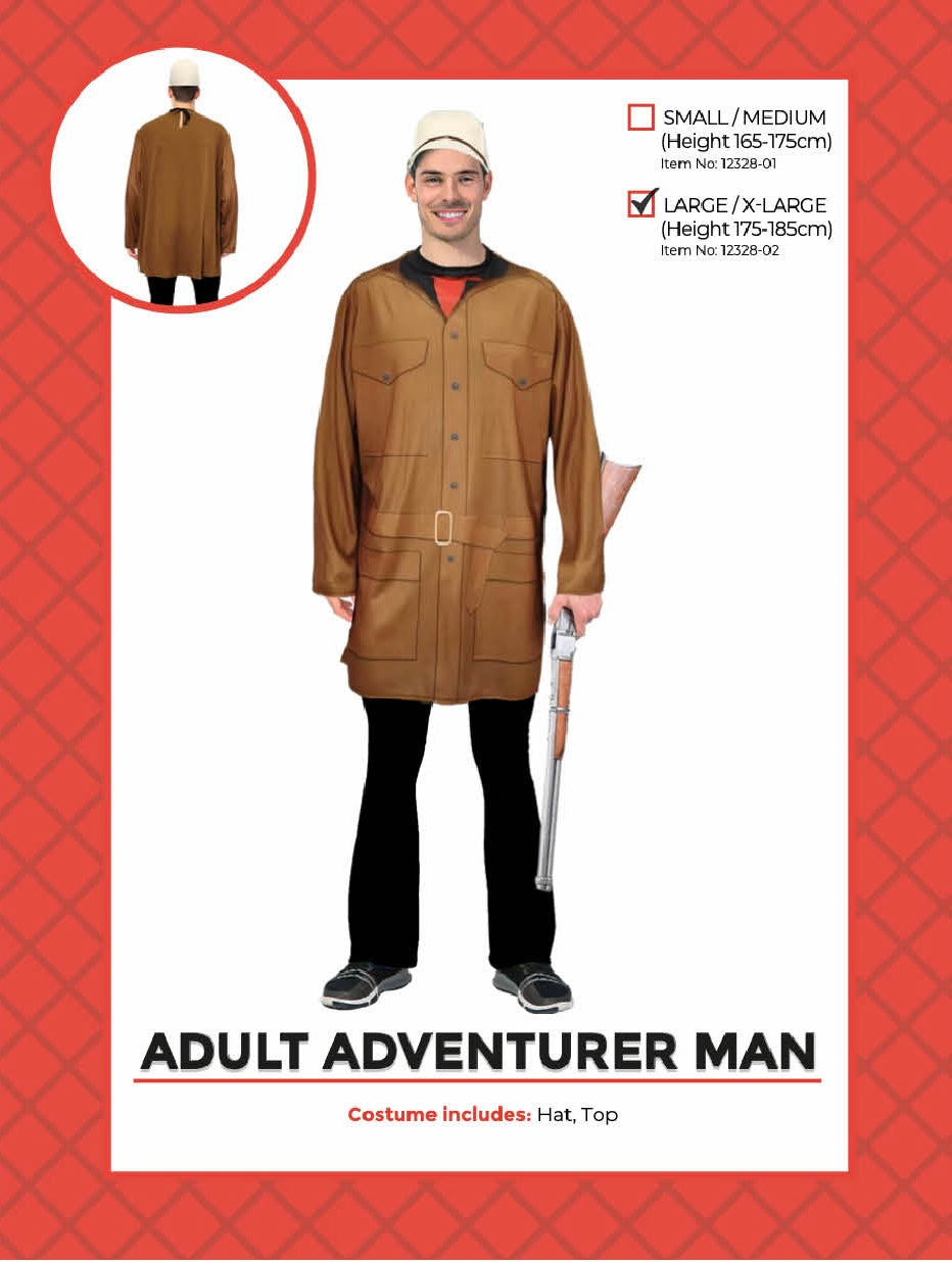 Adult Adventure Man Costume