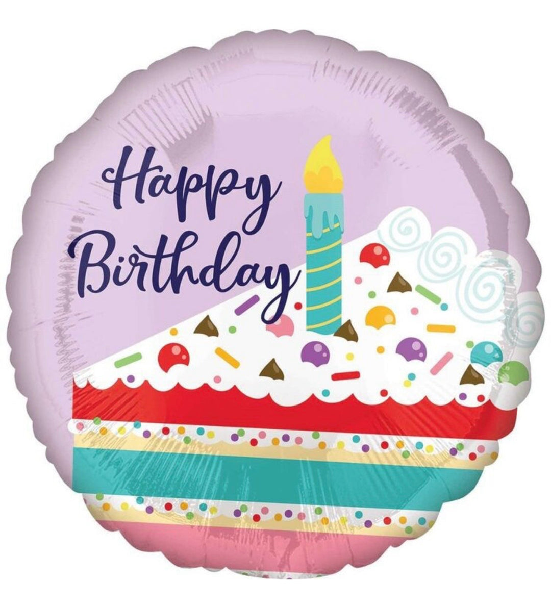 Happy Birthday Cake Balloon