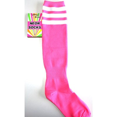 Neon Pink Socks