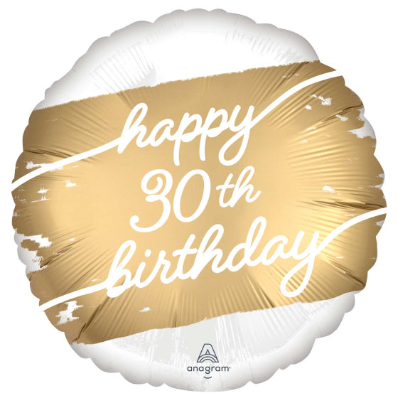 Gold 30th Foil Balloon