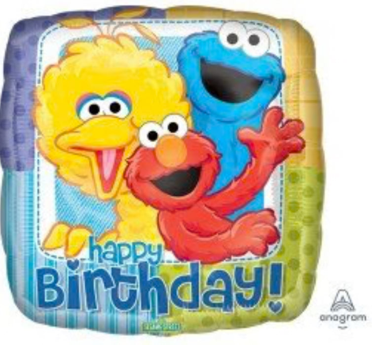 Sesame Street Happy Birthday Balloon