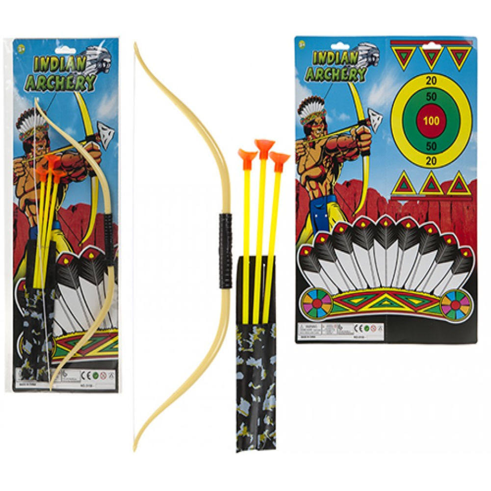 Indian Bow and Arrow Set
