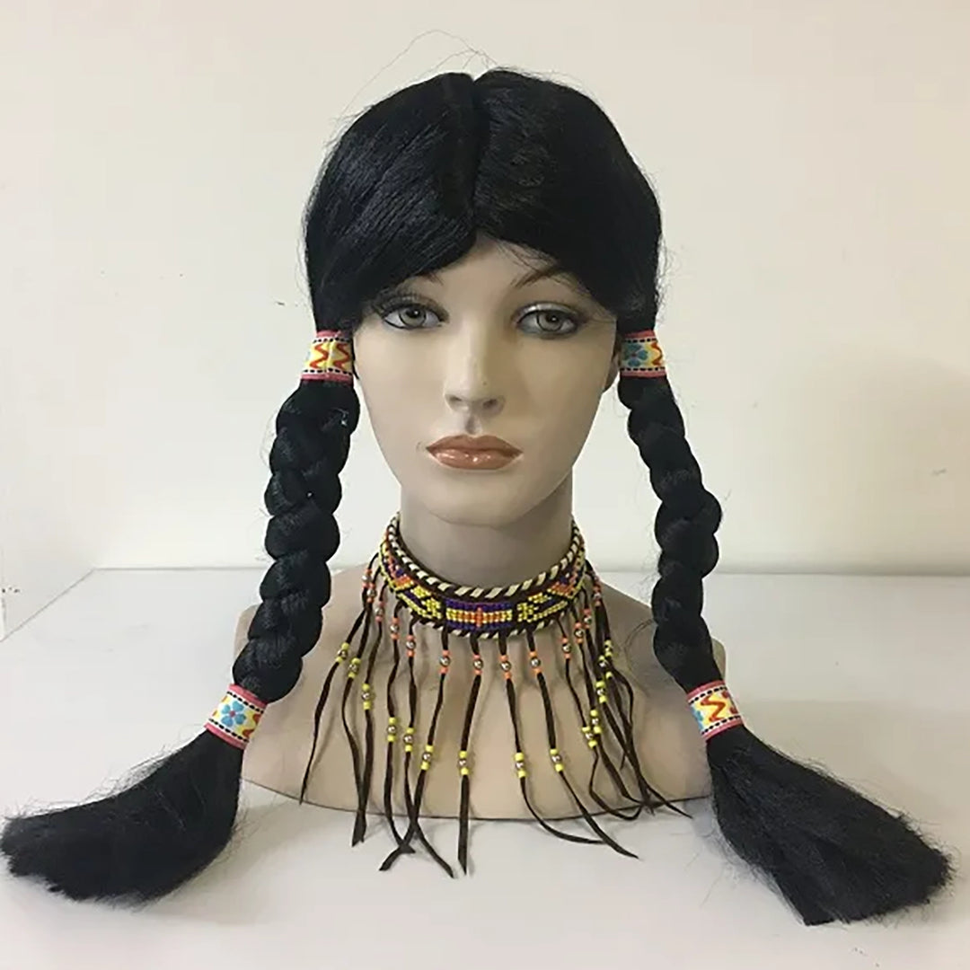 Hippie Beaded Choker Brown