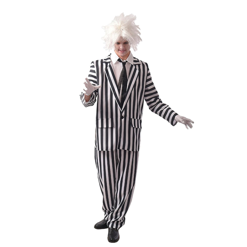 Mens BeetleJuice Psycho Costume