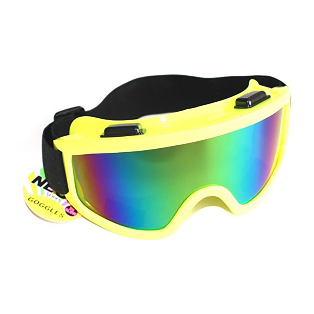Neon Yellow Snow Goggles