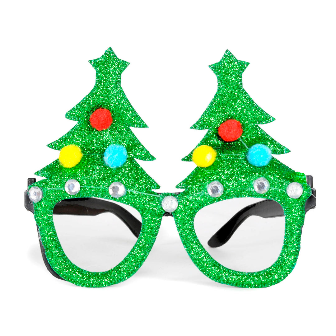 Party Glasses - Christmas Trees
