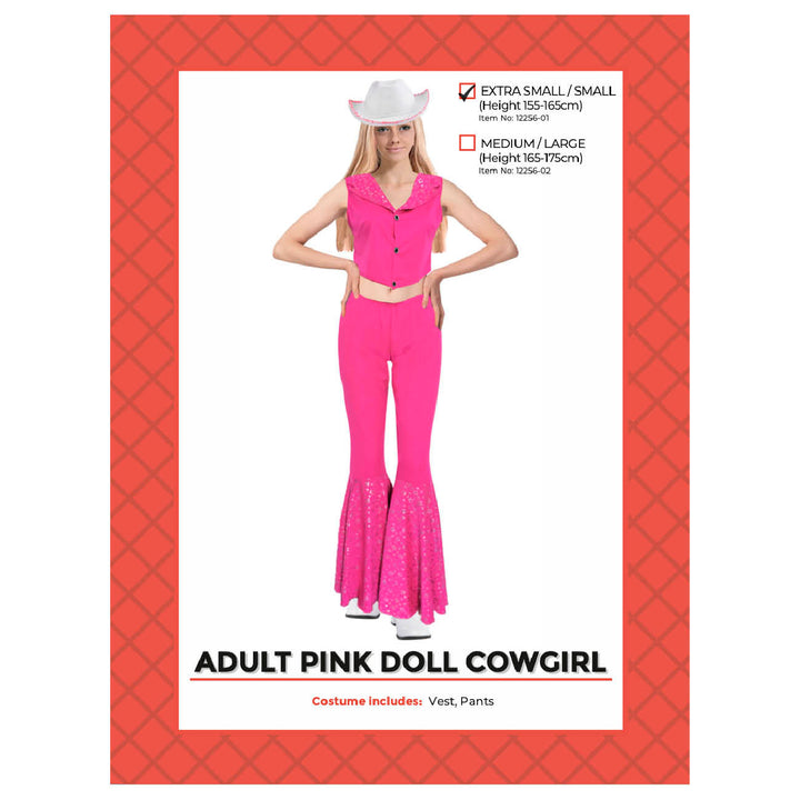 Pink Doll Cowgirl Costume