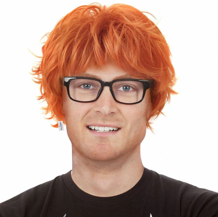 Red Ed Sheeran Wig Set