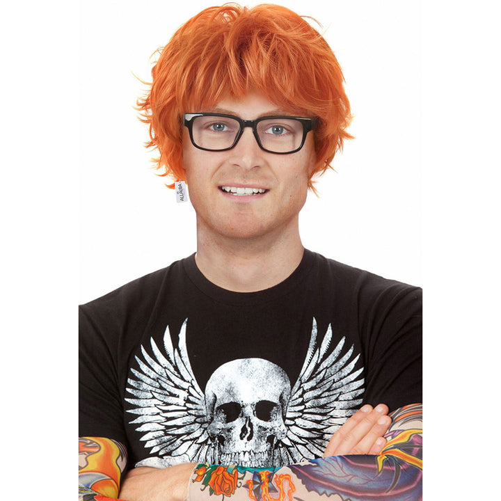 Red Ed Sheeran Wig Set