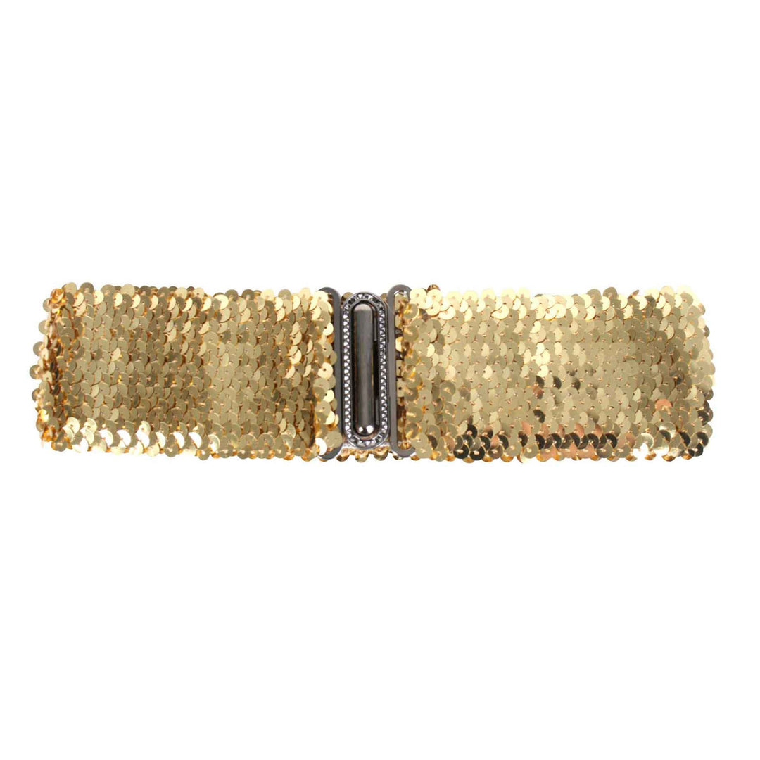 Sequin Belt Gold