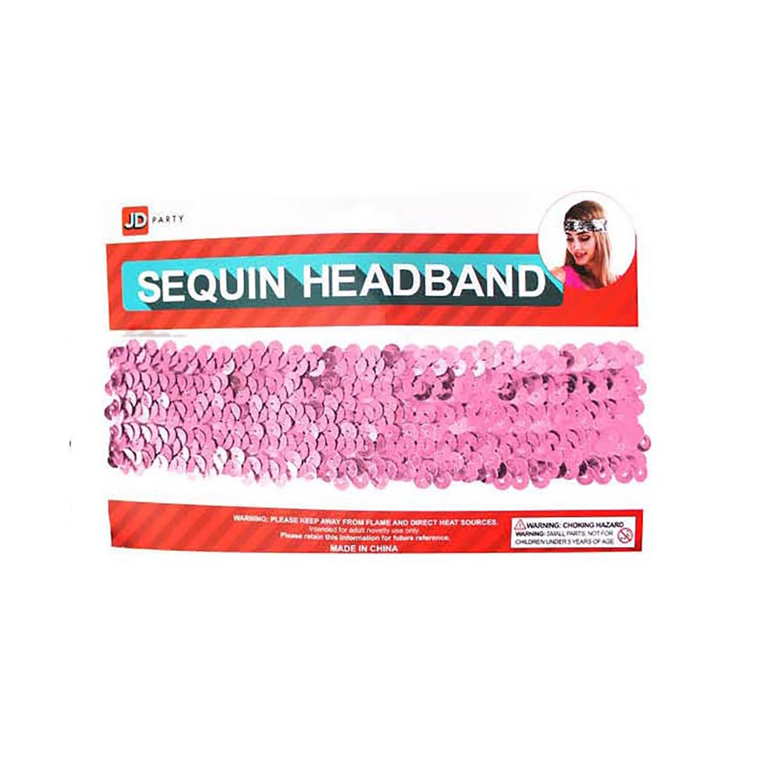 Sequin Headband - Light Pink
