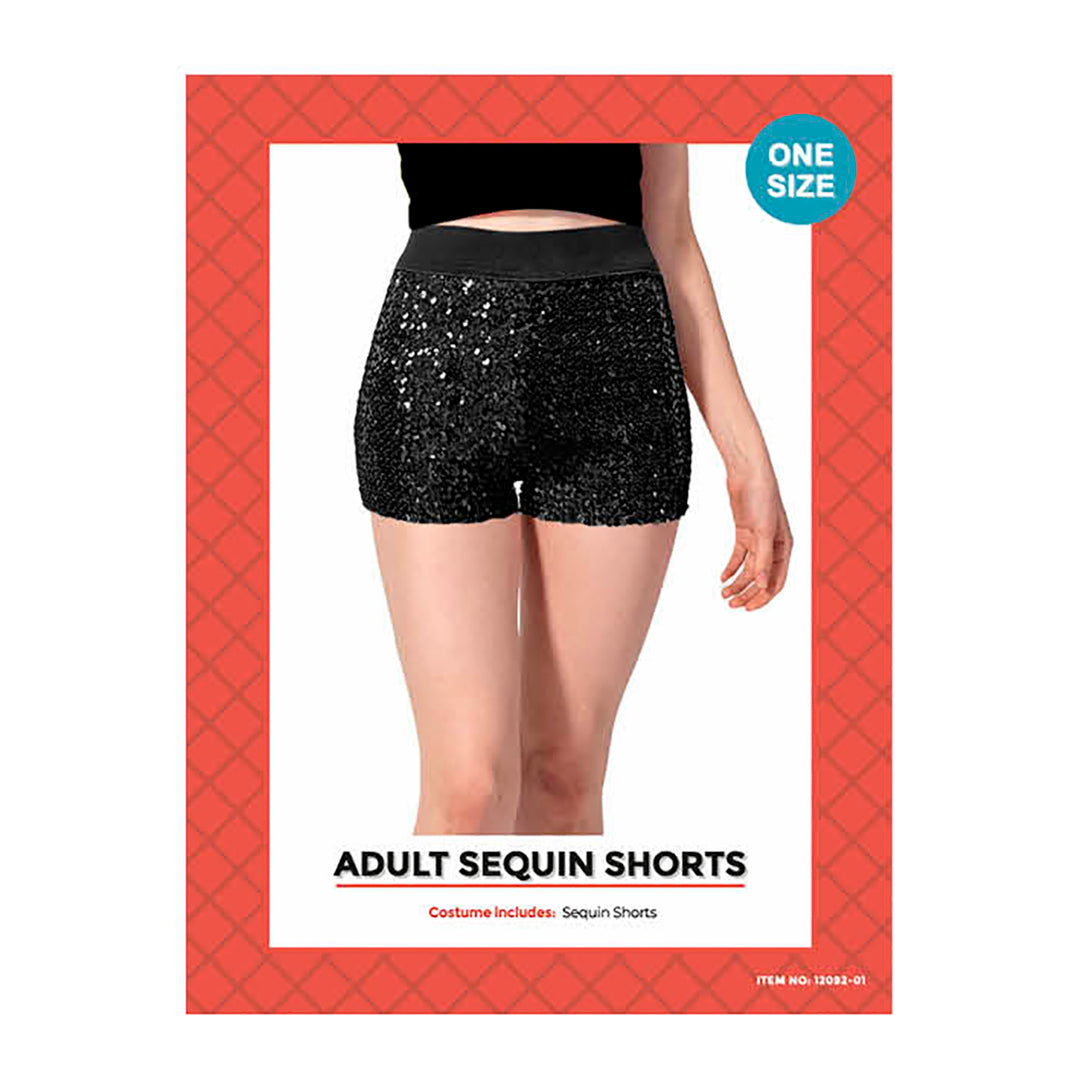 Sequin Shorts - Black