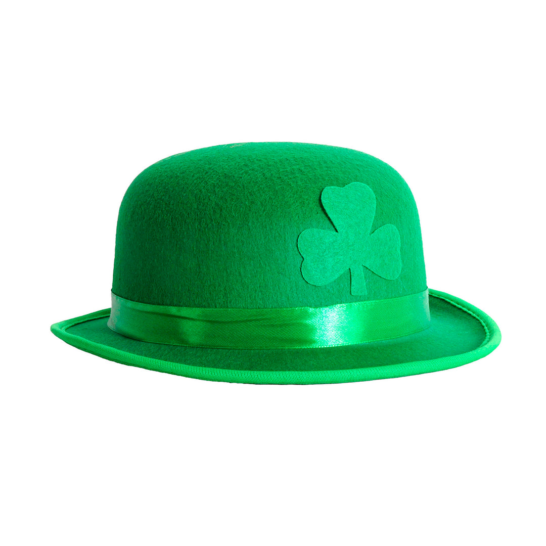 St Patrick's Day Green Bowler Hat
