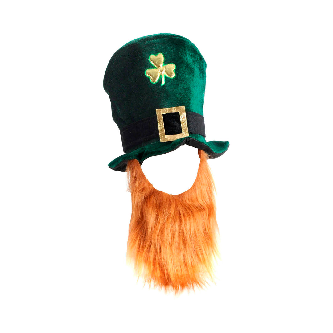 St Patrick's Day Hat with Brown Beard
